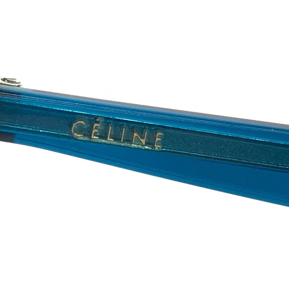 Celine Eyeglasses Frames CL41435/S T9185 Transparent Blue Full Rim 51-14-145